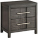 Furniture of America Berenice 2-Drawer Nightstand CM7580GY-N IMAGE 1