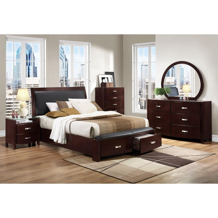 Homelegance Lyric King Bed with Storage 1737KNC-1EK* IMAGE 4