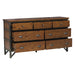 Homelegance Holverson 7-Drawer Dresser 1715-5 IMAGE 3