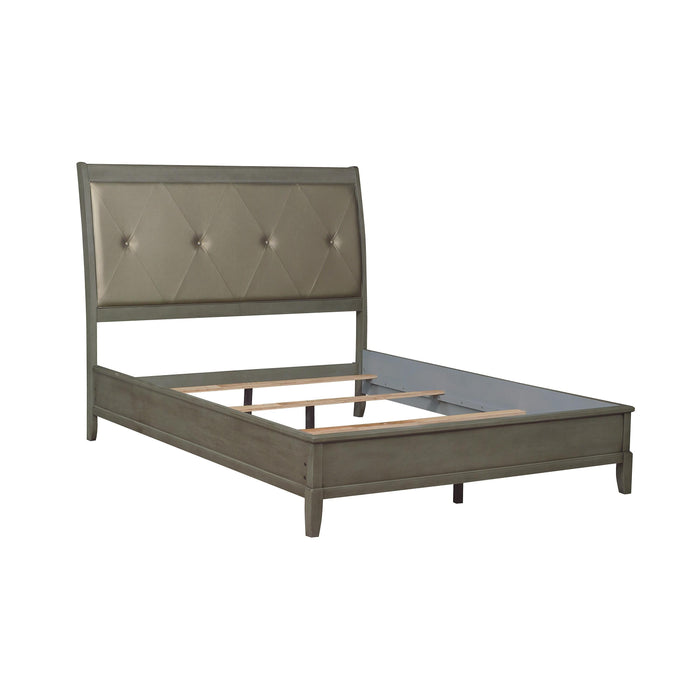 Homelegance Cotterill King Upholstered Bed 1730KGY-1EK* IMAGE 3