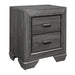 Homelegance Beechnut 2-Drawer Nightstand 1904GY-4 IMAGE 2