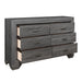 Homelegance Beechnut 6-Drawer Dresser 1904GY-5 IMAGE 3