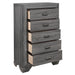 Homelegance Beechnut 5-Drawer Chest 1904GY-9 IMAGE 3