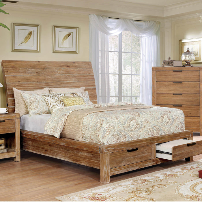 Furniture of America Dion California King Panel Bed with Storage CM7361CK-BED IMAGE 2