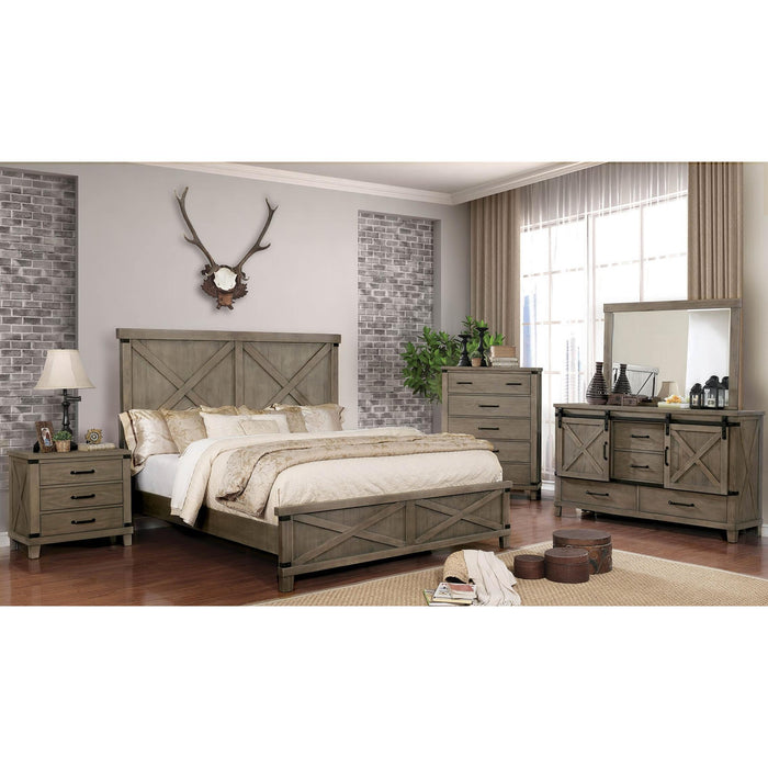 Furniture of America Bianca California King Panel Bed CM7734GY-CK-BED IMAGE 3