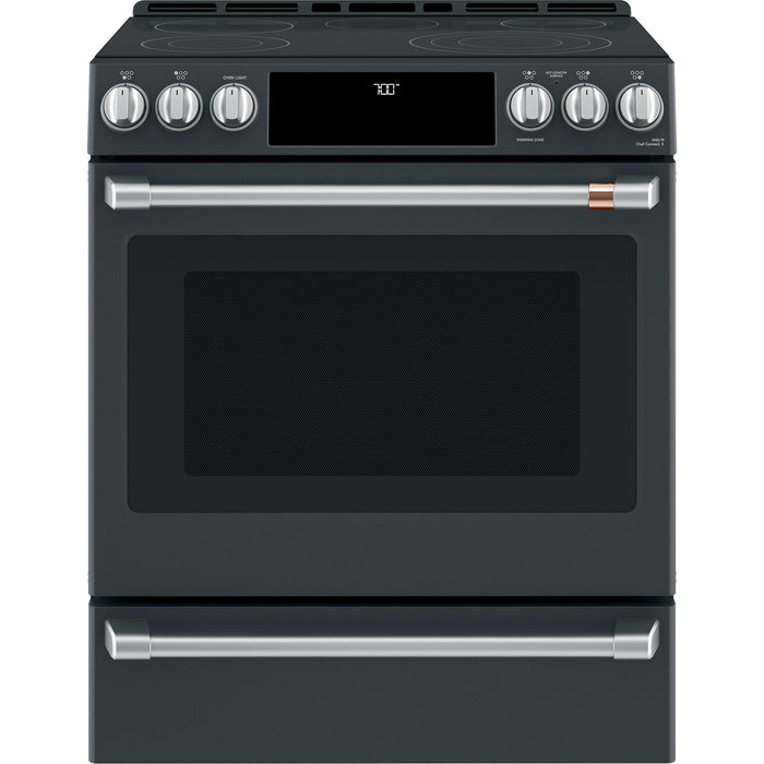 Café 30-inch Slide-in Electric Range with Warming Drawer CES700P3MD1 IMAGE 1