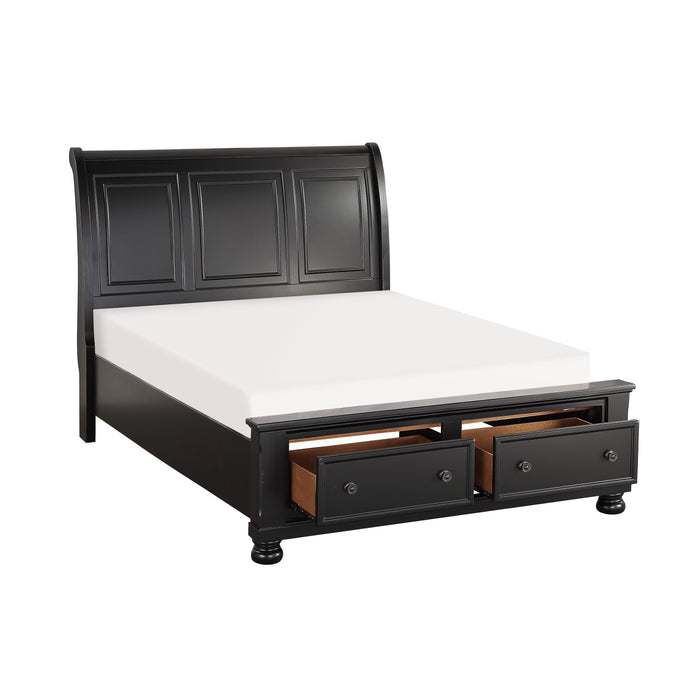 Homelegance Laurelin California King Sleigh Bed With Storage 1714KBK-1CK* IMAGE 3