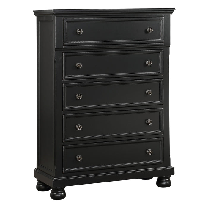 Homelegance Laurelin 5-Drawer Chest 1714BK-9 IMAGE 2