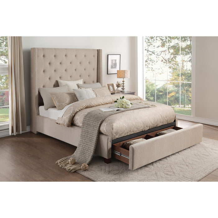 Homelegance Fairborn California King Platform Bed with Storage 5877KBE-1CKDW* IMAGE 4