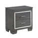 Homelegance Allura 2-Drawer Nightstand 1916GY-4 IMAGE 2