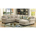 Furniture of America Skyler Fabric 3 pc Sectional CM6156-SECTIONAL IMAGE 2