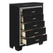 Homelegance Allura 5-Drawer Chest 1916BK-9 IMAGE 3