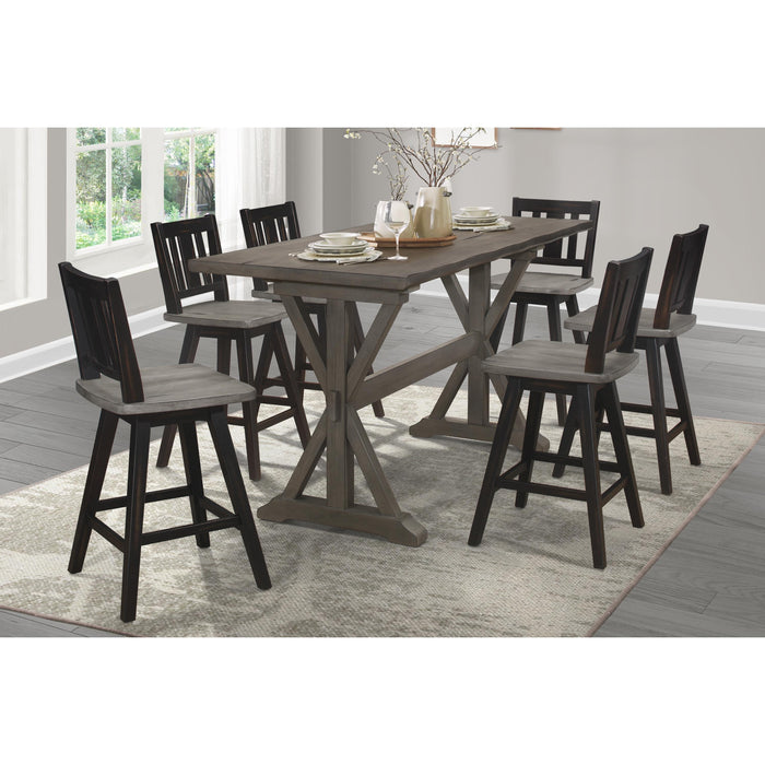 Homelegance Amsonia Counter Height Dining Table with Trestle Base 5602-36 IMAGE 6