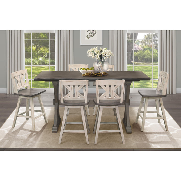 Homelegance Amsonia Counter Height Dining Table with Trestle Base 5602-36 IMAGE 8