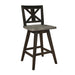 Homelegance Amsonia Counter Height Stool 5602-24BK IMAGE 2