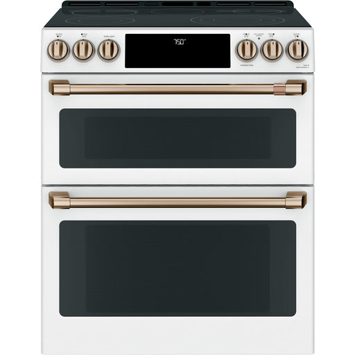 Café 30-inch Slide-in Electric Range with Convection CES750P4MW2 IMAGE 1