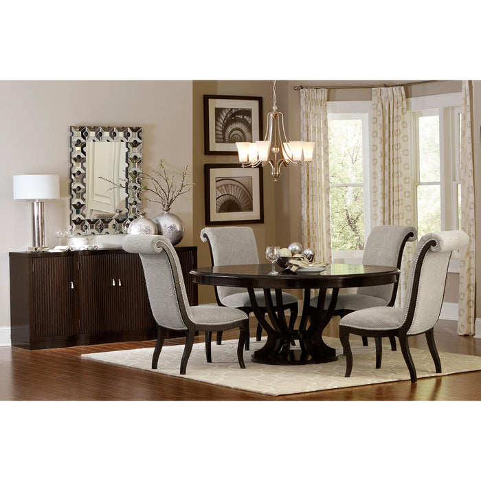 Homelegance Round Savion Dining Table with Pedestal Base 5494-76* IMAGE 3