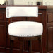 Furniture of America Shirley Pub Height Stool CM-BR6251WH-29-2PK IMAGE 2