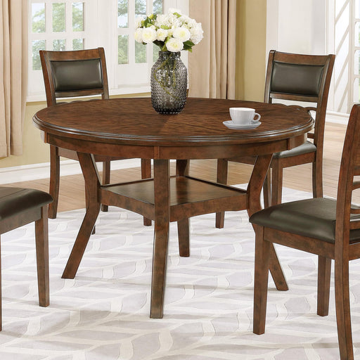 Crown Mark Round Cally Dining Table with Pedestal Base 2216T-48 IMAGE 1