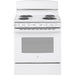 GE 30-inch Freestanding Electric Range JBS460DMWW IMAGE 1