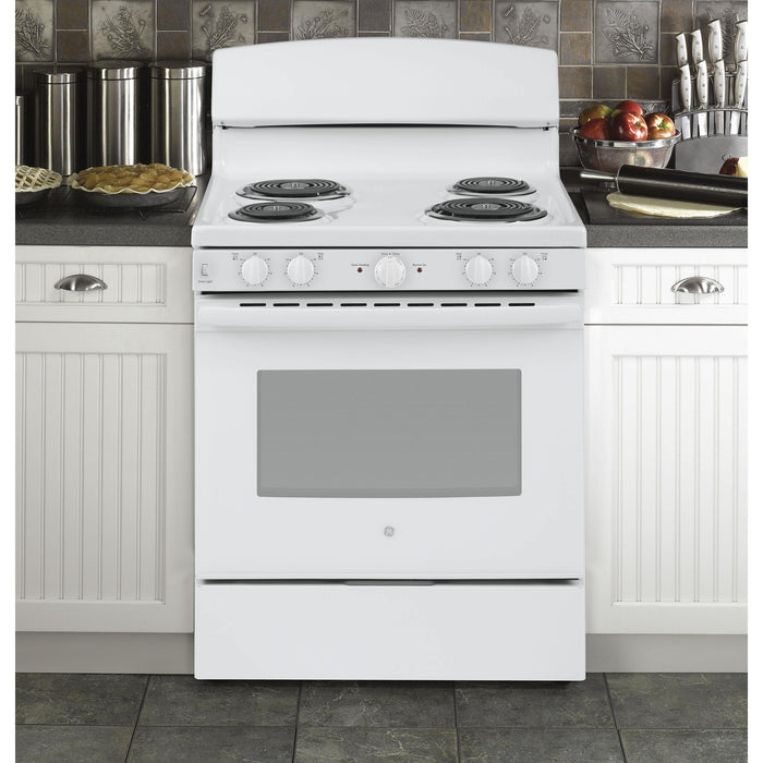 GE 30-inch Freestanding Electric Range JBS460DMWW IMAGE 6