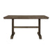 Crown Mark Quincy Counter Height Dining Table with Trestle Base 2831T-3671-TOP/2831T-3671-BASE IMAGE 1