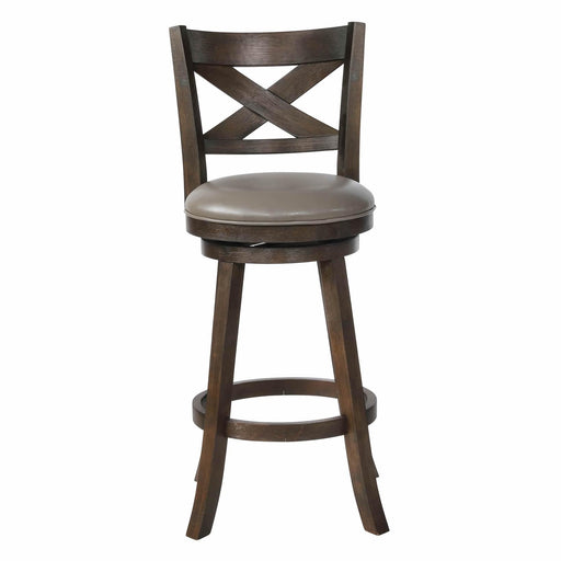 Crown Mark Kipper Pub Height Stool 2993C-29-GY IMAGE 1