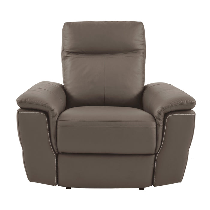 Homelegance Olympia Power Leather Recliner 8308-1PW IMAGE 1