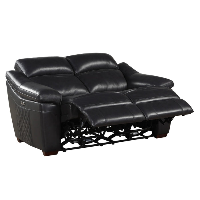 Homelegance Renzo Power Reclining Leather Loveseat 9805DG-2PW IMAGE 3