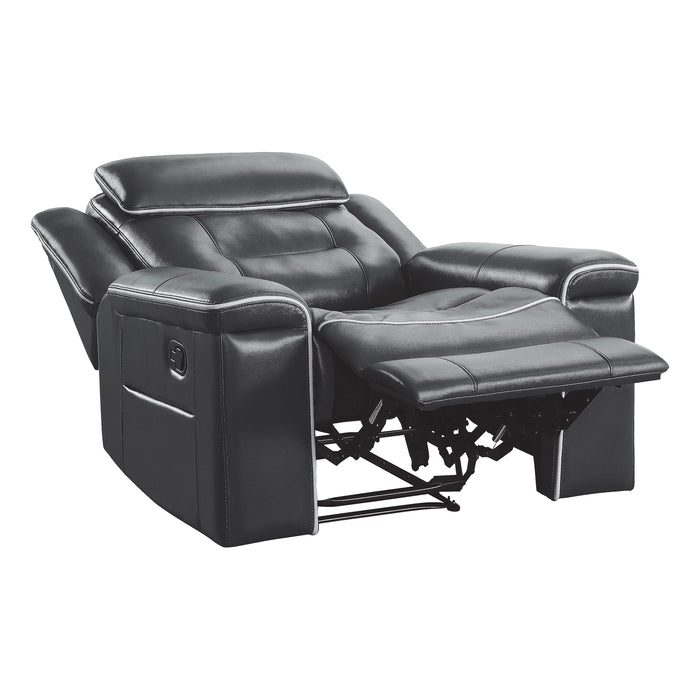 Homelegance Darwan Leather Look Recliner 9999DG-1 IMAGE 5