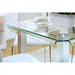 Furniture of America Square Richfield Counter Height Dining Table with Glass Top CM3362PT IMAGE 2