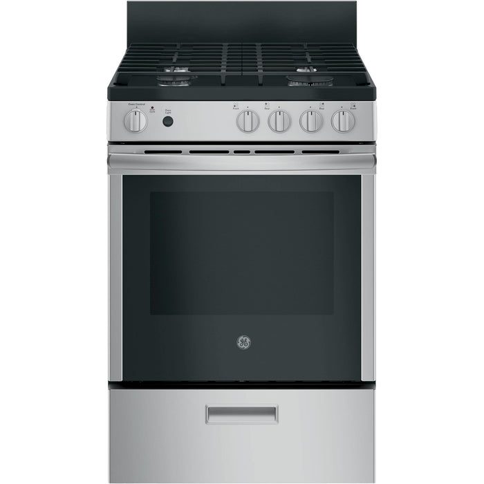 GE 24-inch Freestanding Gas Range JGAS640RMSS IMAGE 1