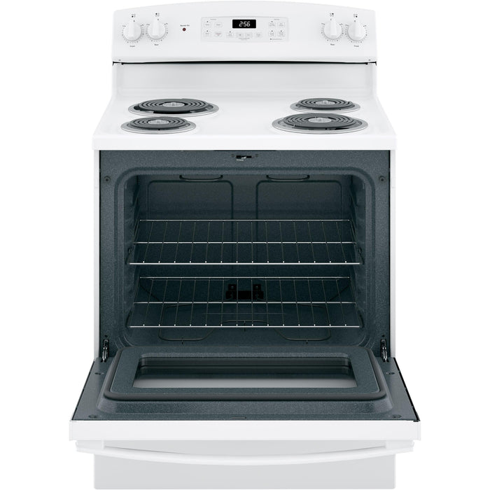 GE 30-inch Freestanding Electric Range JB256DMWW IMAGE 2