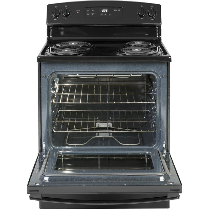 GE 30-inch Freestanding Electric Range JBS360DMBB IMAGE 4