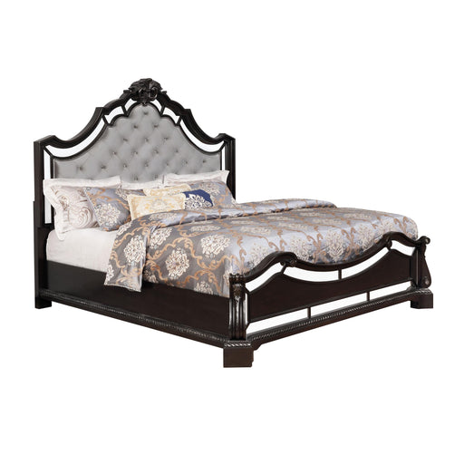 Crown Mark Bankston Queen Upholstered Panel Bed B1660-Q-HB/B1660-Q-FB/B1660-KQ-RAIL IMAGE 2