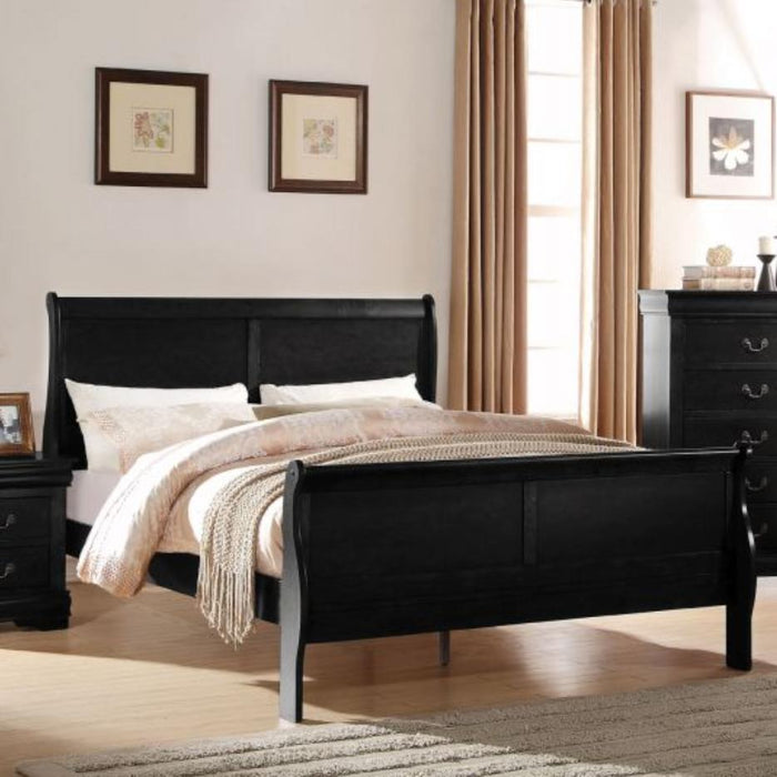 Acme Furniture Louis Philippe Queen Sleigh Bed 23730Q IMAGE 2