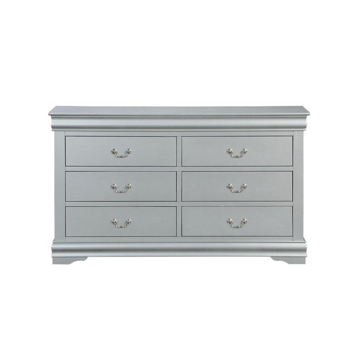 Acme Furniture Louis Philippe 6-Drawer Dresser 26735 IMAGE 2