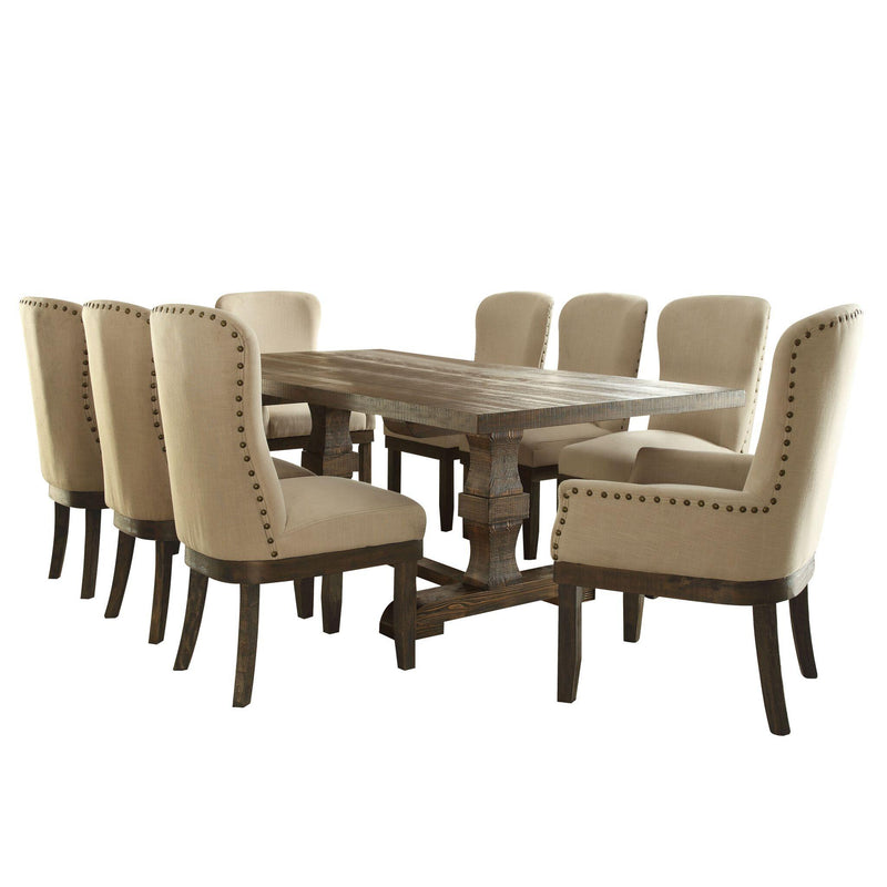 Acme Furniture Landon Dining Table with Trestle Base 60737 IMAGE 4