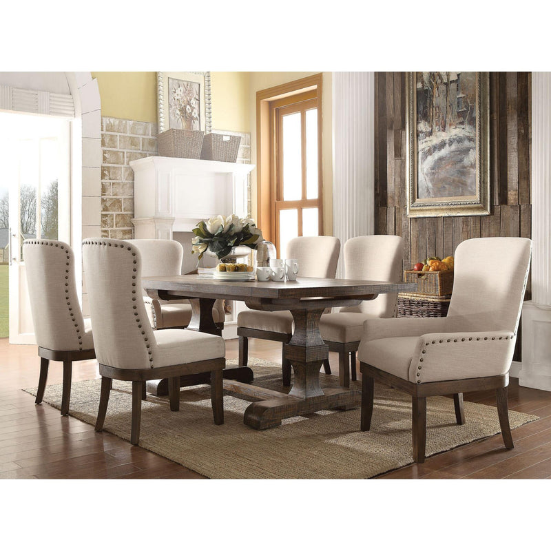 Acme Furniture Landon Dining Table with Trestle Base 60737 IMAGE 7