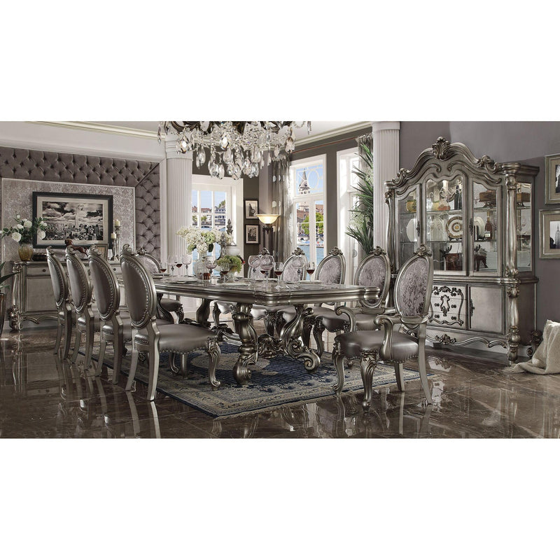 Acme Furniture Versailles Dining Table with Trestle Base 66820 IMAGE 3