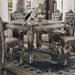 Acme Furniture Square Versailles Counter Height Dining Table 66835 IMAGE 1