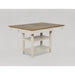 Crown Mark Nina Counter Height Dining Table with Pedestal Base 2715T-4260/2715T-SHELF IMAGE 1