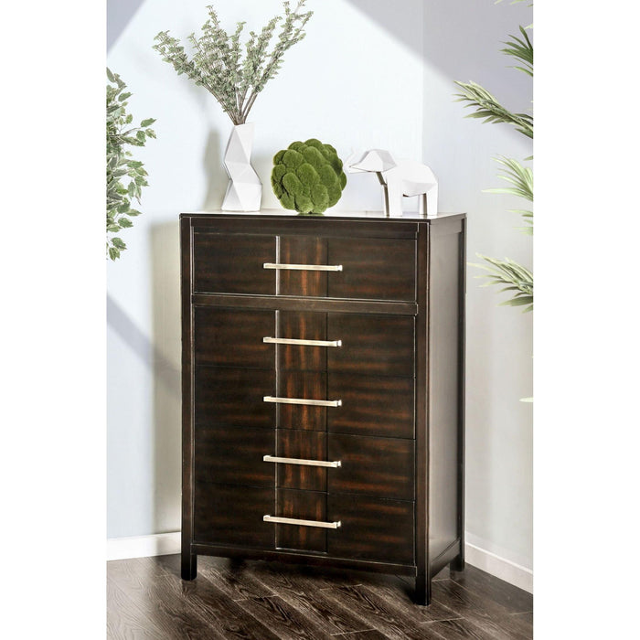 Furniture of America Berenice 5-Drawer Chest CM7580EX-C IMAGE 2