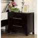 Furniture of America Berenice 2-Drawer Nightstand CM7580EX-N IMAGE 2