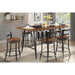 Homelegance Selbyville Counter Height Dining Table with Trestle Base 5489-36* IMAGE 4