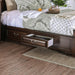 Furniture of America Brandt King Sleigh Bed with Storage CM7302CH-EK-BED IMAGE 2