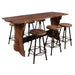 Horizon Home Furniture Camelot Counter Height Dining Table with Trestle Base H8014-081 IMAGE 2