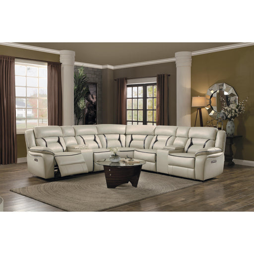 Homelegance Amite Power Reclining Leather Match 7 pc Sectional 8229-LRPW/8229-CN/8229-AC/8229-CR/8229-AC/8229-CN/8229-RRPW IMAGE 2