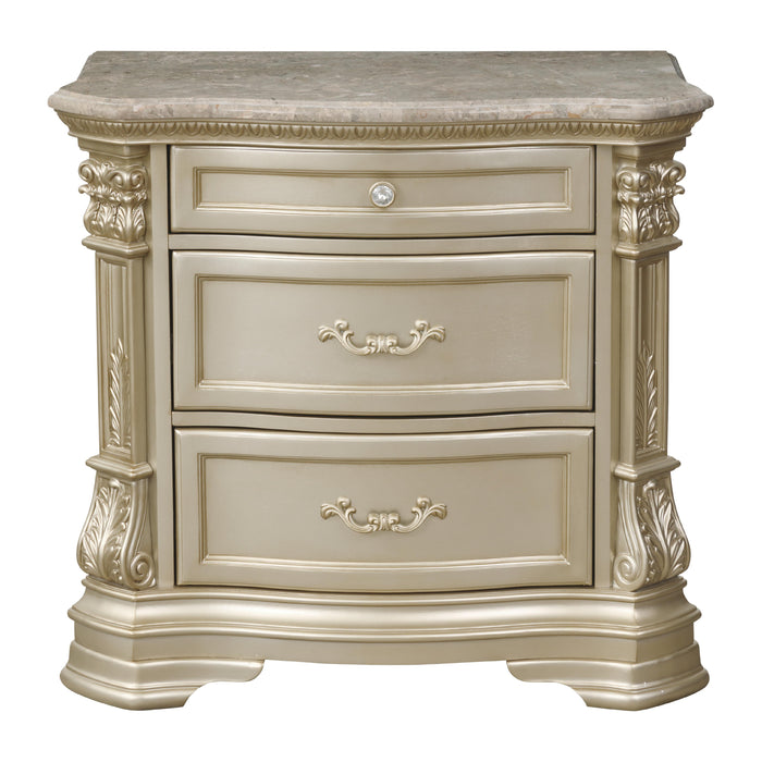 Homelegance Antoinetta 3-Drawer Nightstand 1919NC-4 IMAGE 1