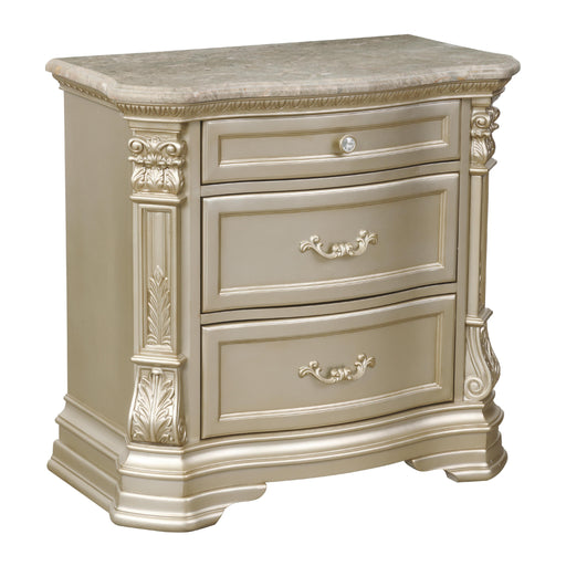 Homelegance Antoinetta 3-Drawer Nightstand 1919NC-4 IMAGE 2